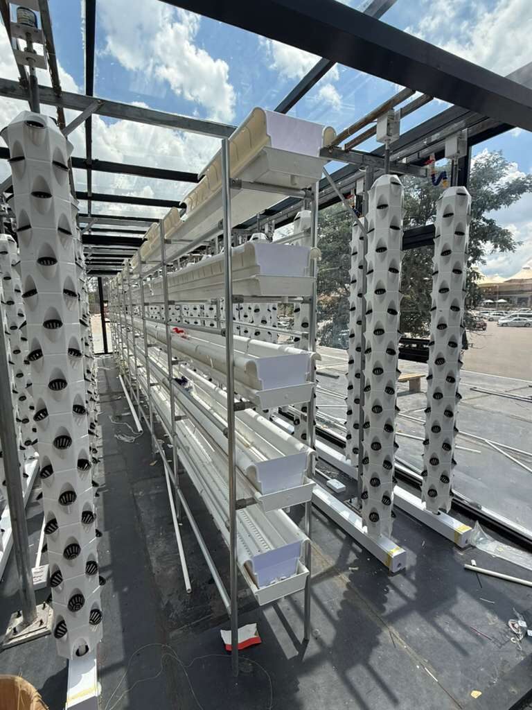 SimuPod vertical farming towers